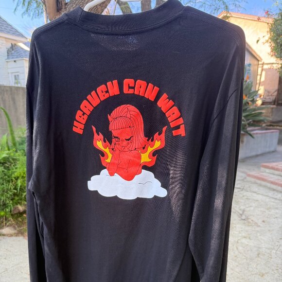 Valfre Tops - Valfre Heaven Can Wait La Diabla Long Sleeve Tee Medium